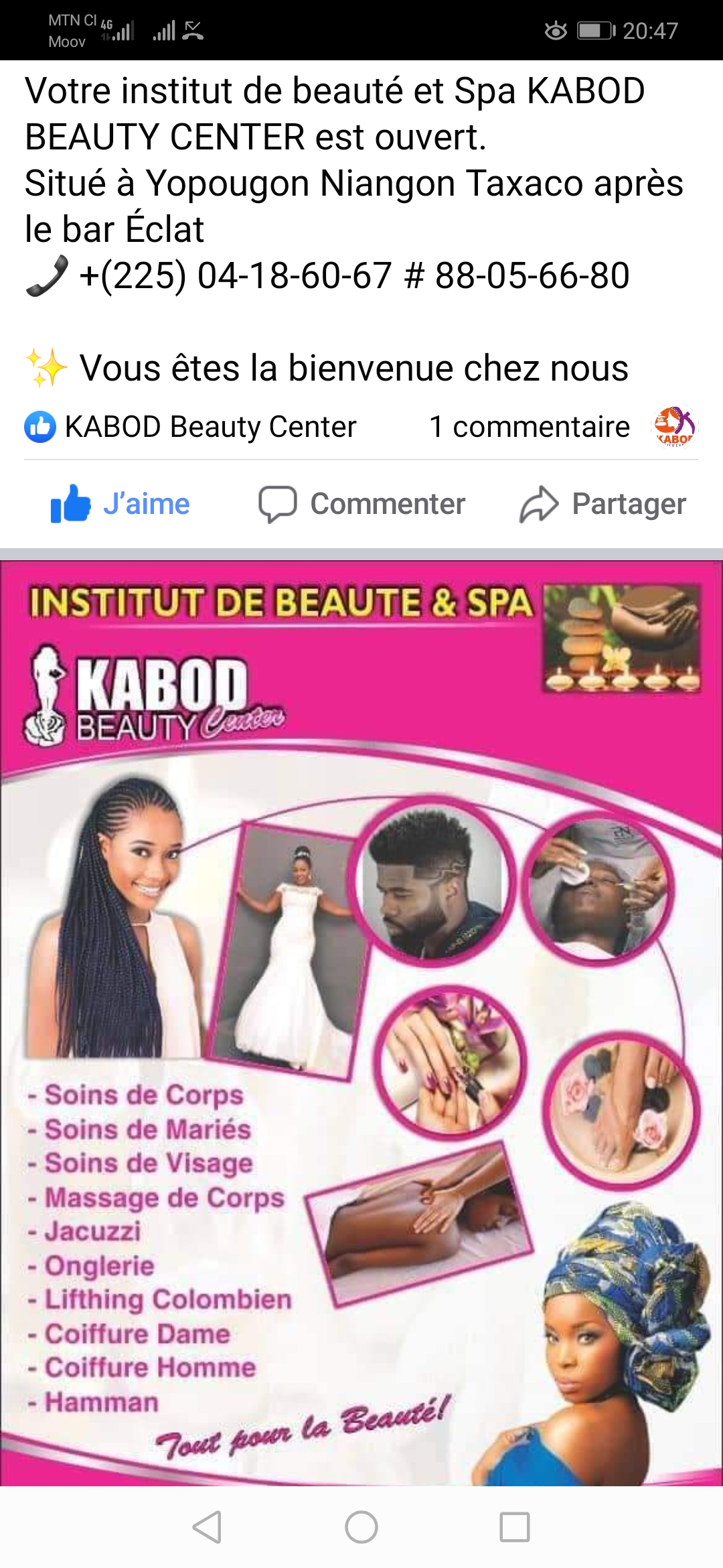 SPA-INSTITUT DE BEAUTÉ
