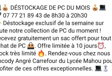 Vente de pc