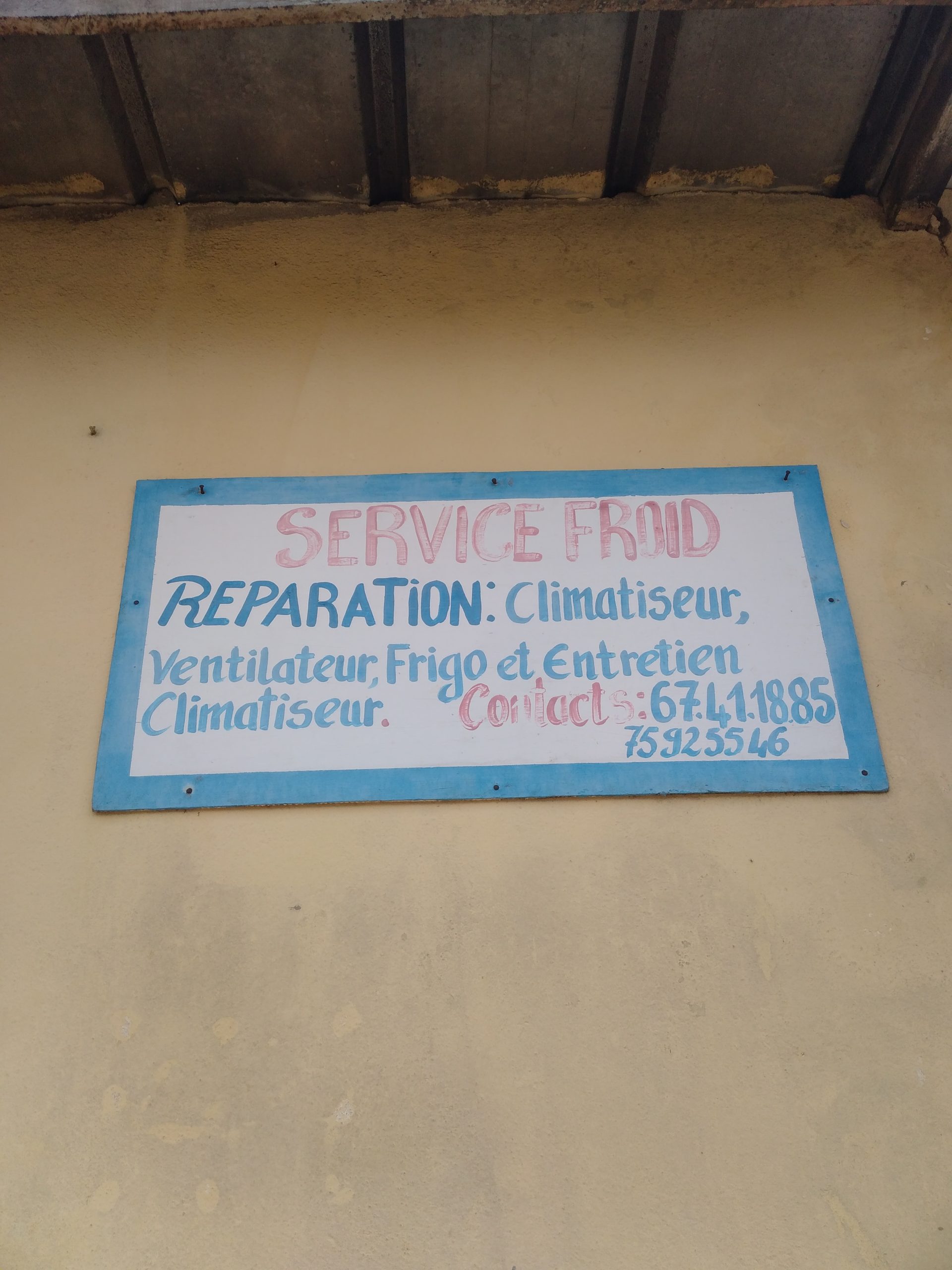 Service froid et réparateur de ventilateur