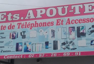 Vente d'accessoir de téléphone et aussi vente de téléphone