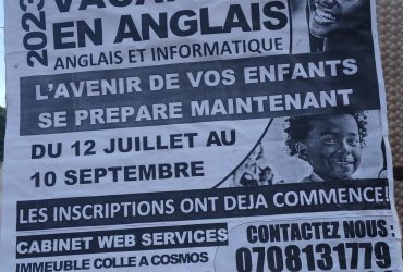 Cours de vacances en anglais