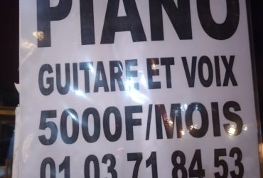 Je donne des cours de piano