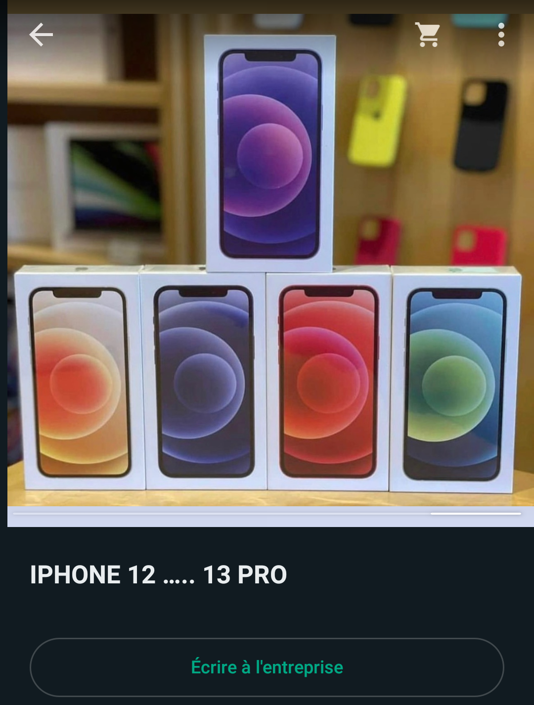 Vendeur de téléphone