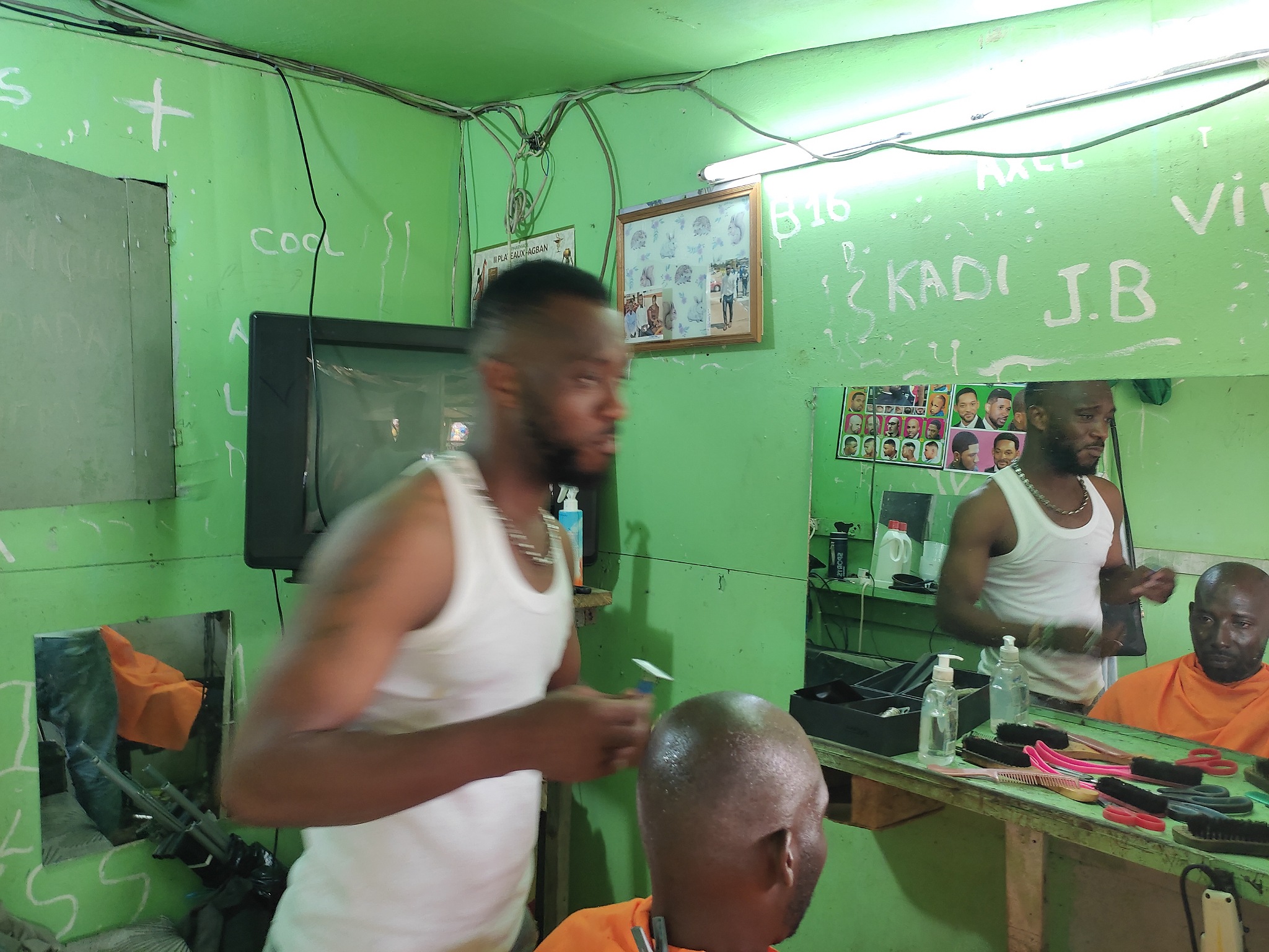 Salon de coiffure homme
