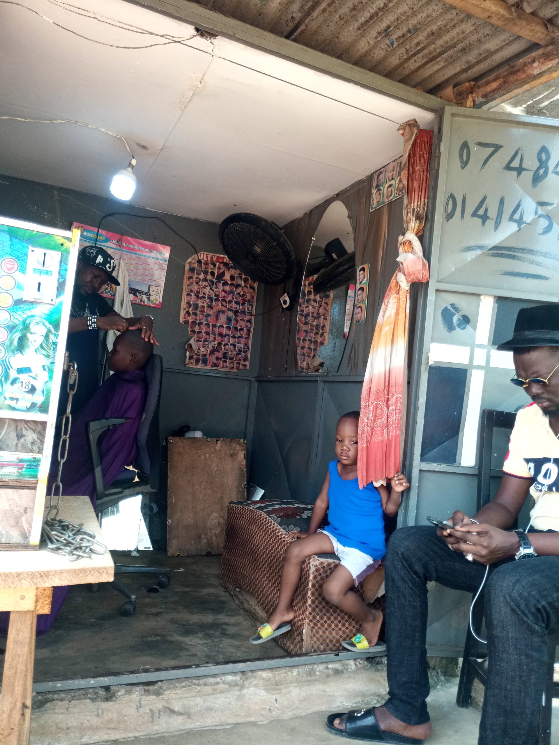 Salon de coiffure homme