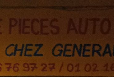 Vente de pièces détachées auto chez Général