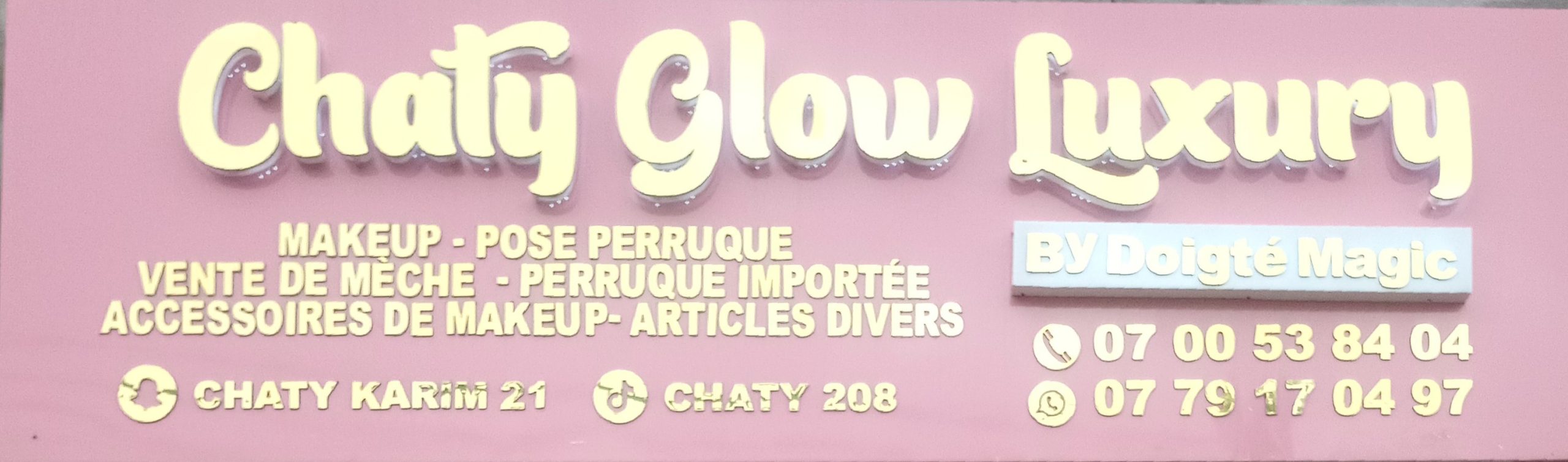 Chaty Glow Luxury ( by doigté magic)
