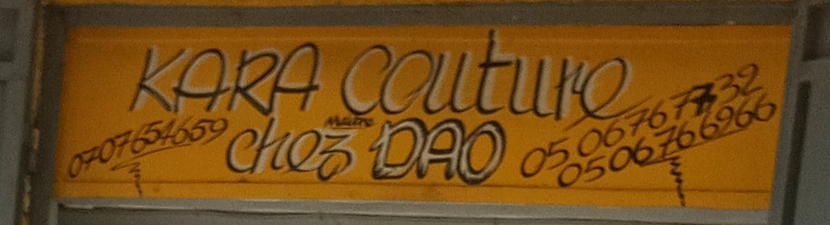 Kara couture chez DAO