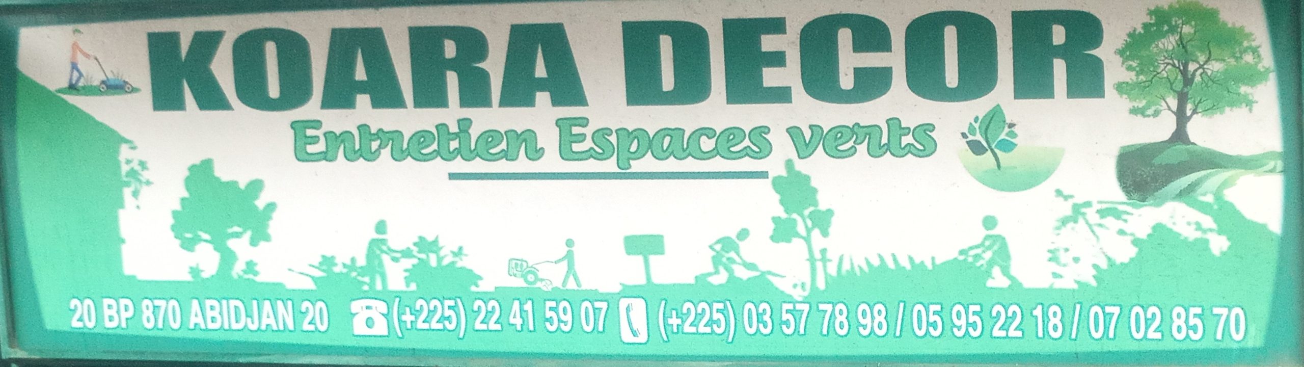 Koara décor Entretien Espaces Verts