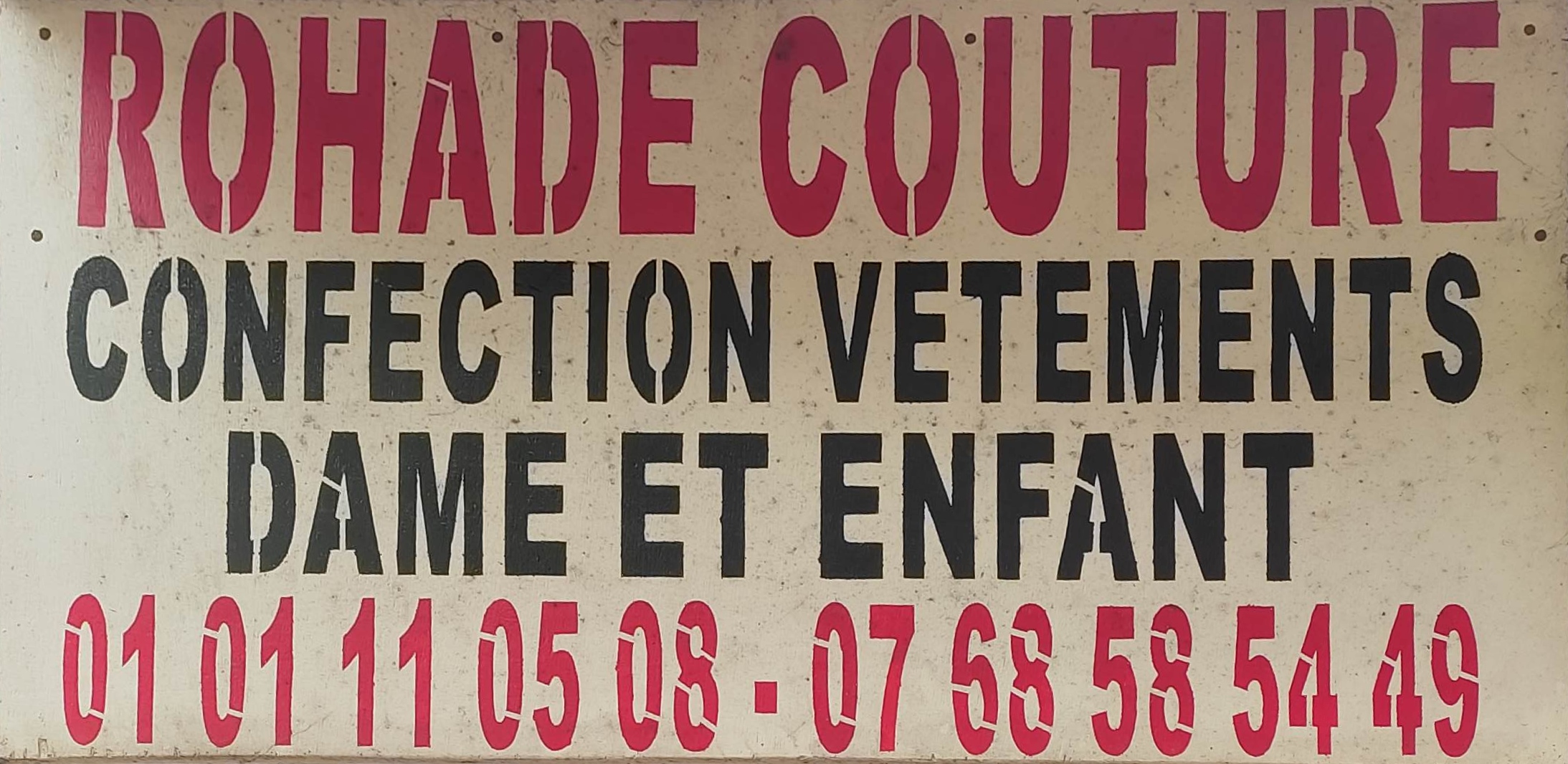 Rohade Couture -Dame et Enfant