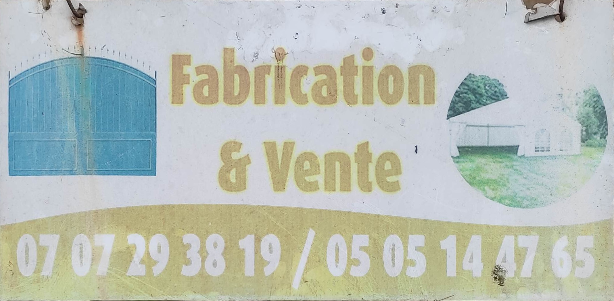 Confection et Ventes de construction en Métal