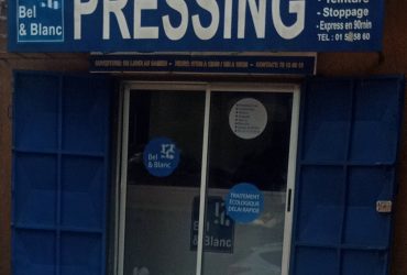 Pressing bel et blanc