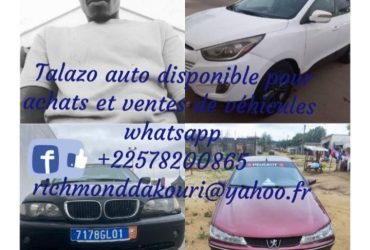 Disponible pour vos achats et location de véhicule