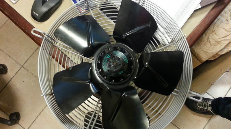 Rebobinage ventilateur
