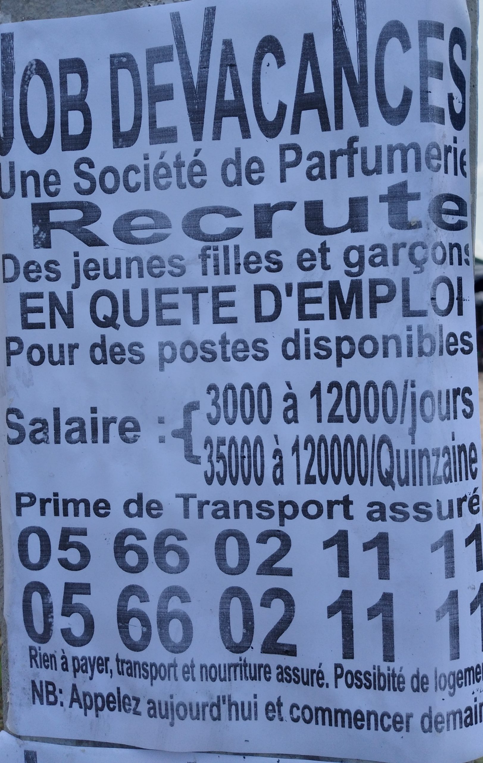 Société de recrutement de parfumerie
