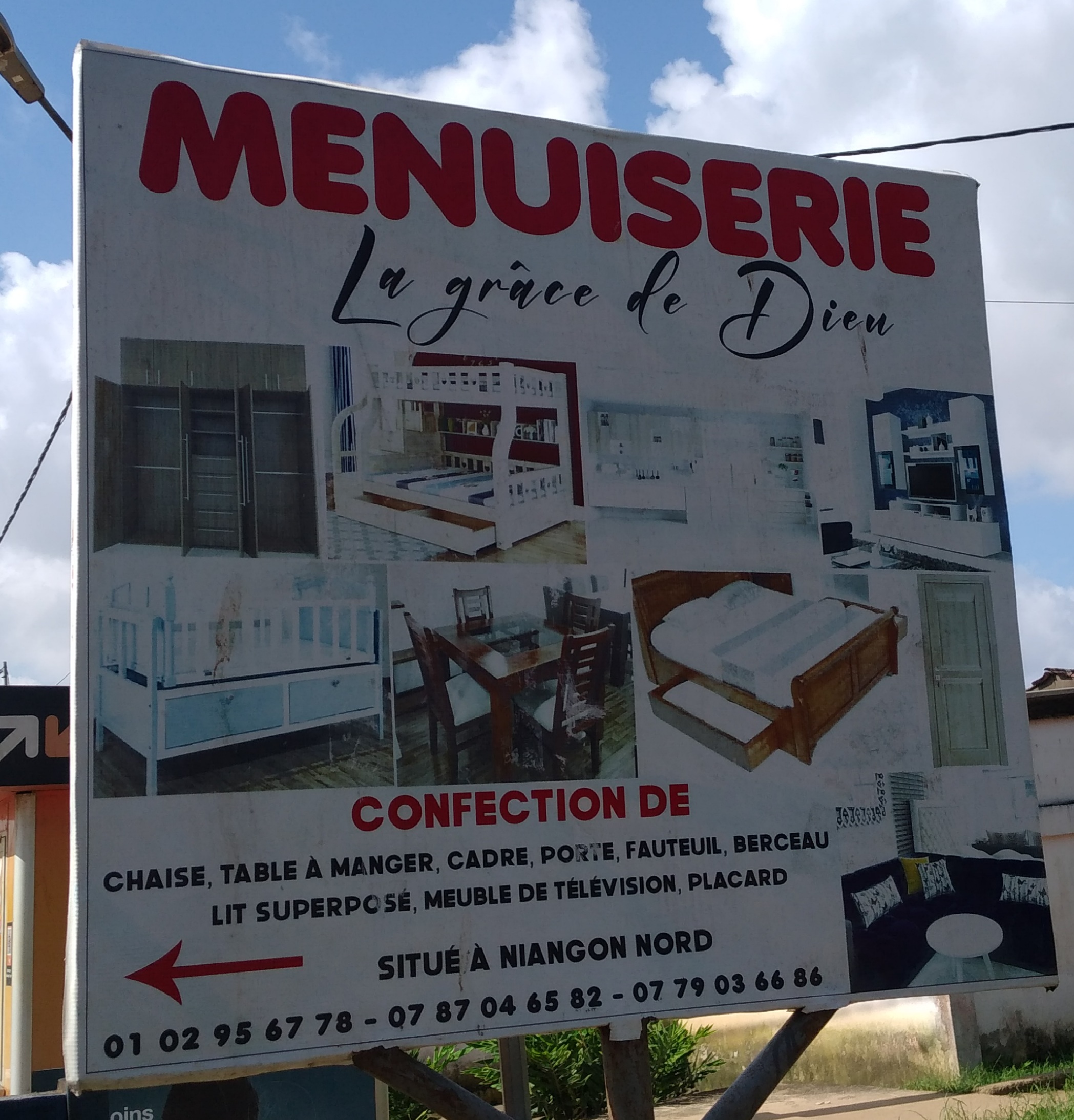 Menuiserie grâce de Dieu