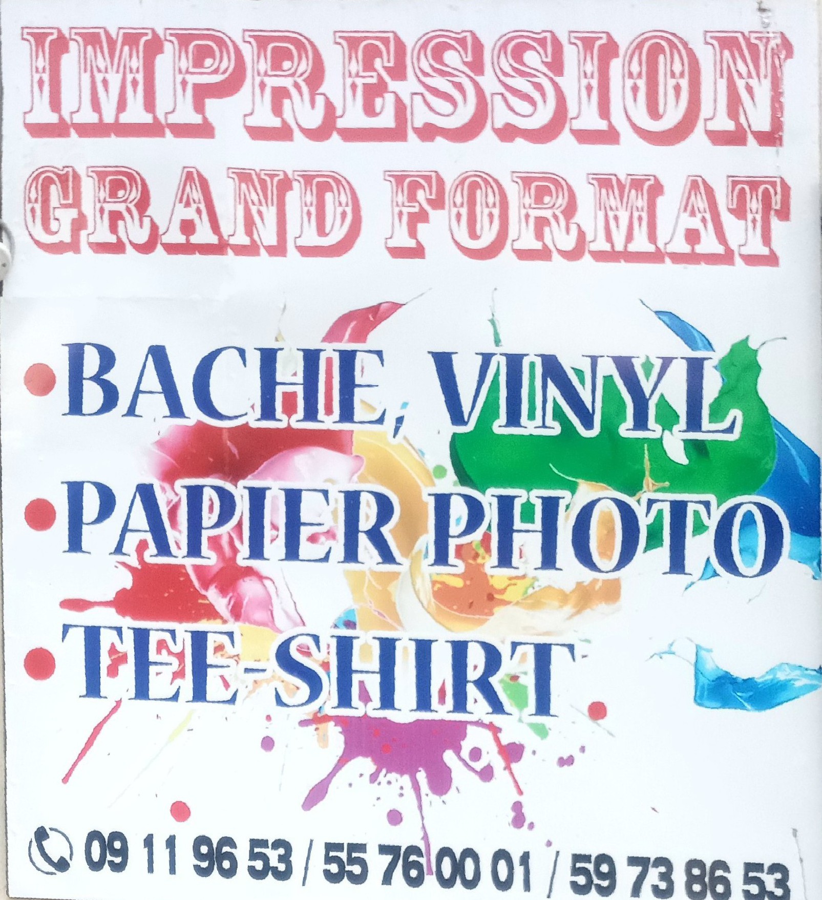Impression numérique grand format