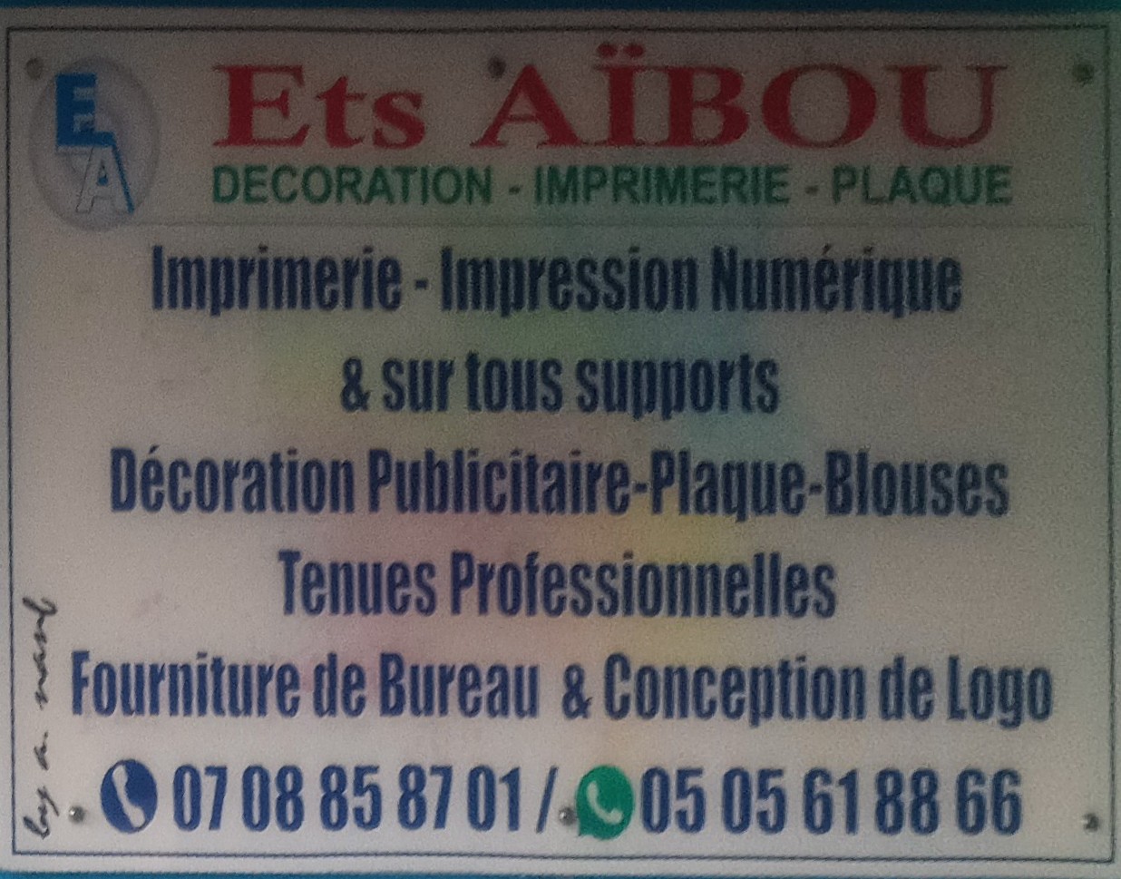 ETS AÏBOU IMPRIMERIE
