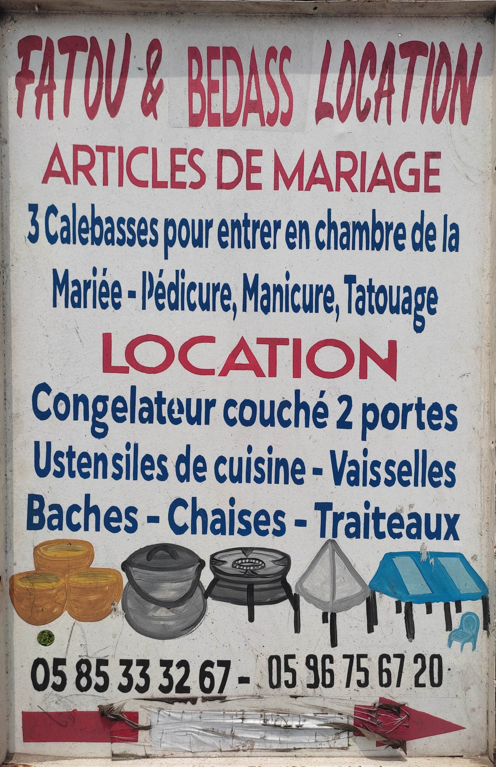 Fatou et Bedass Location