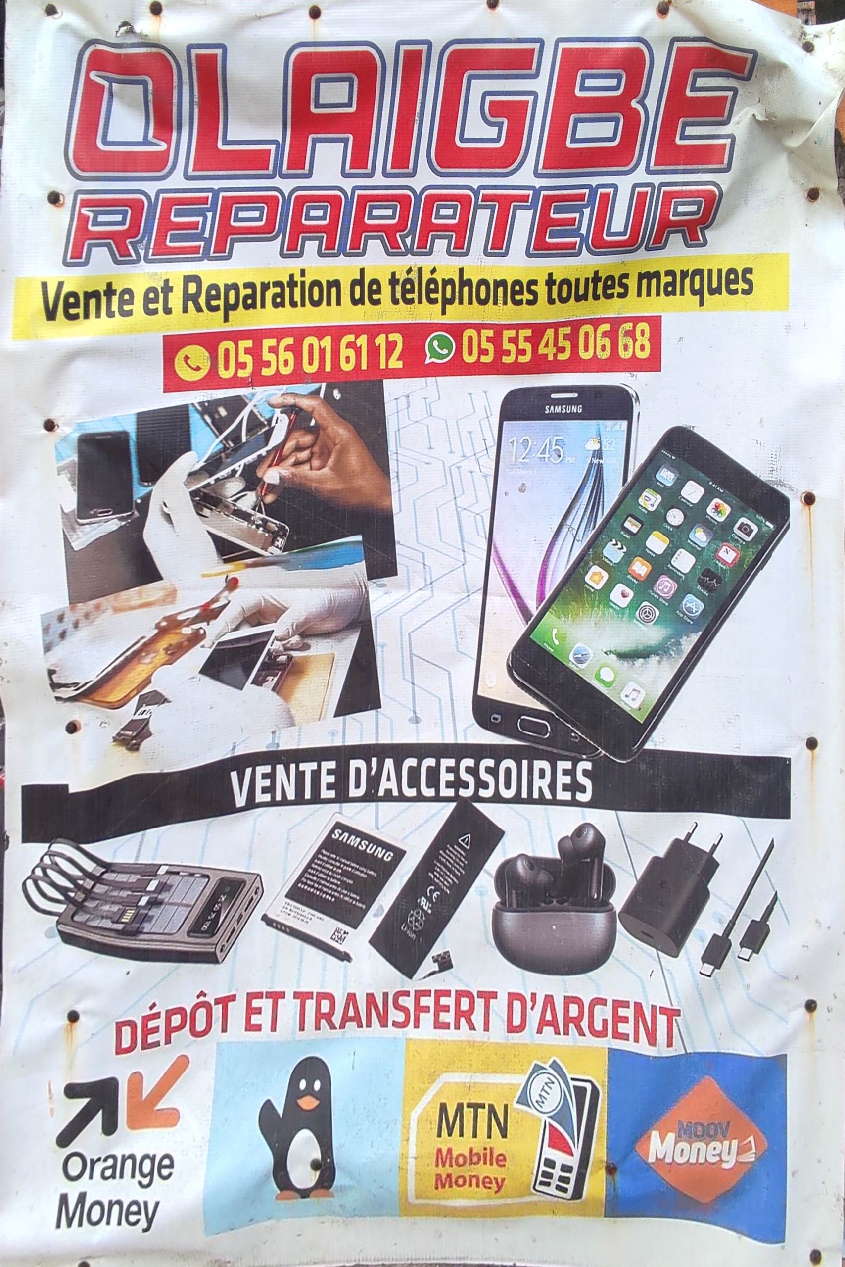 Olaigbe – Réparateur de téléphone