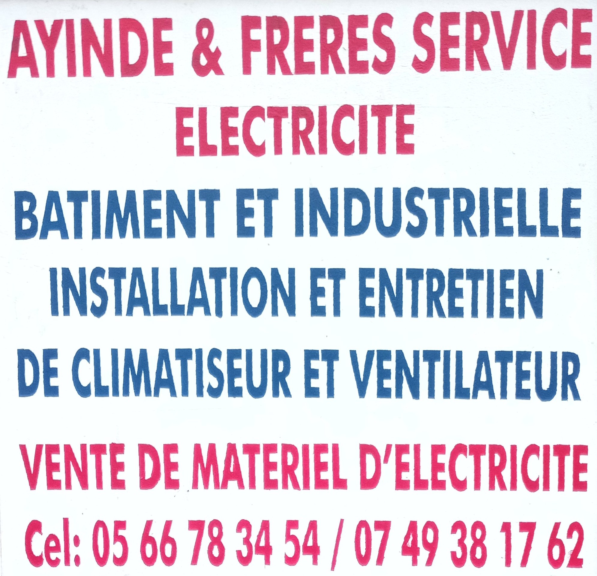 AYINDE ET FRÈRES SERVICES ÉLECTRICITÉ