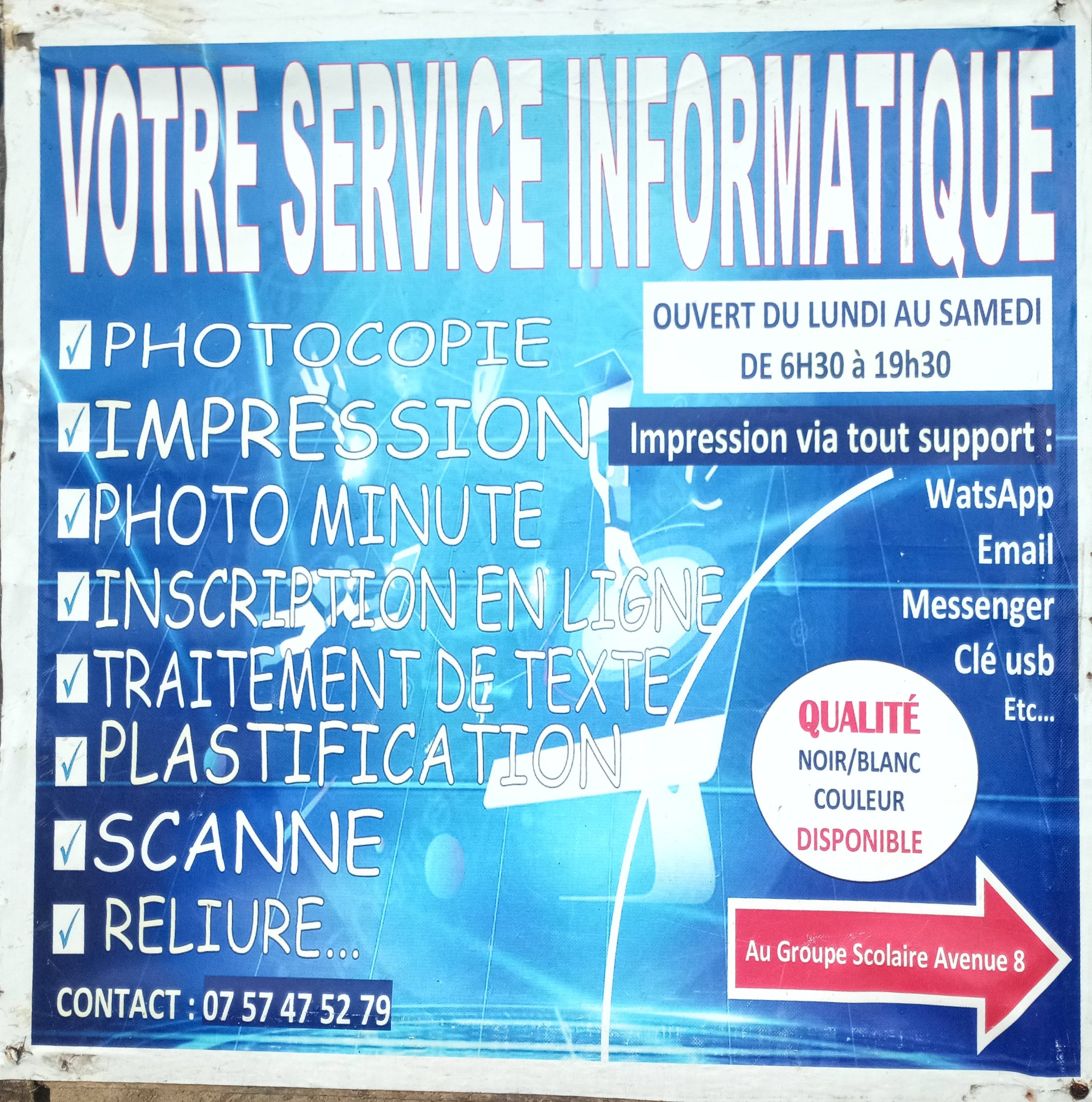 SERVICE INFORMATIQUE
