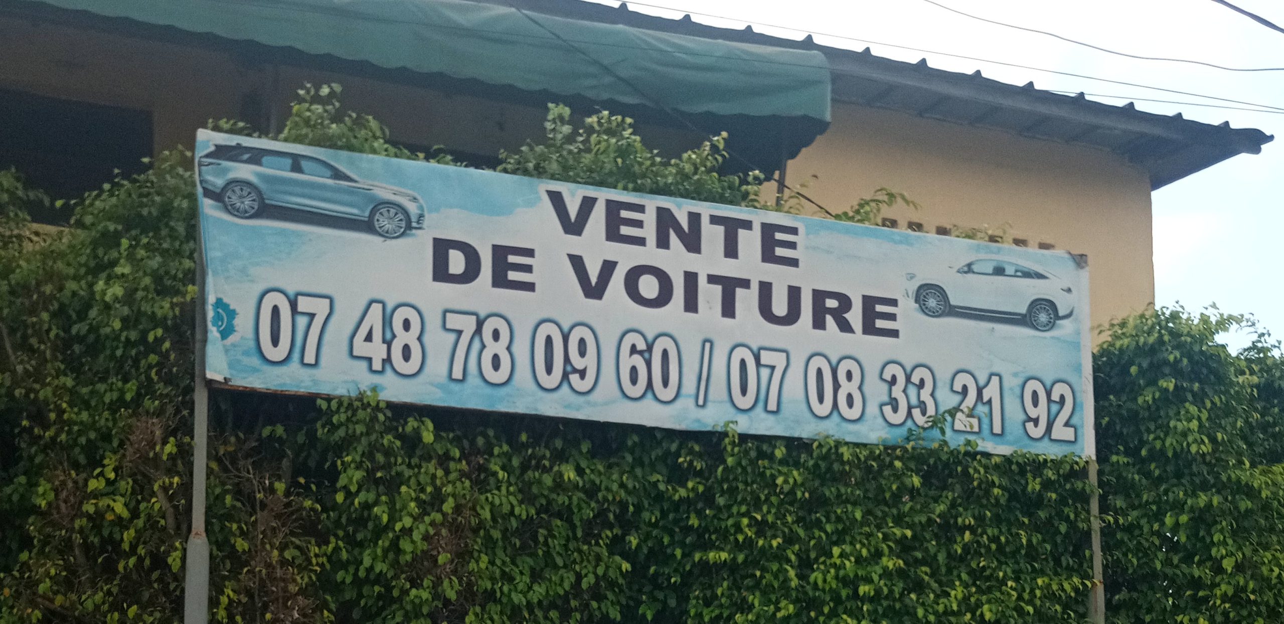 VENTE DE VOITURE