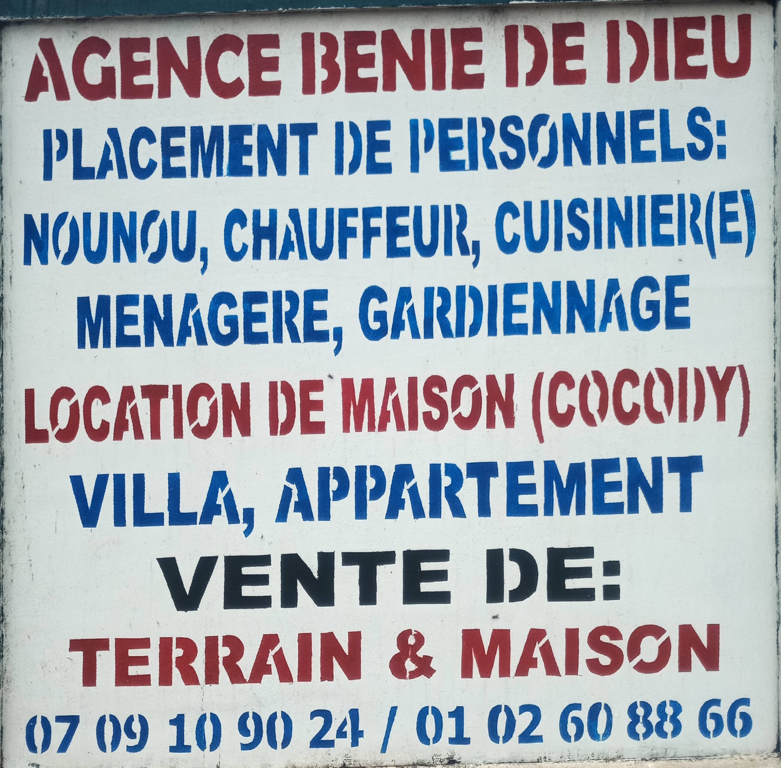 AGENCE BENIE DE DIEU