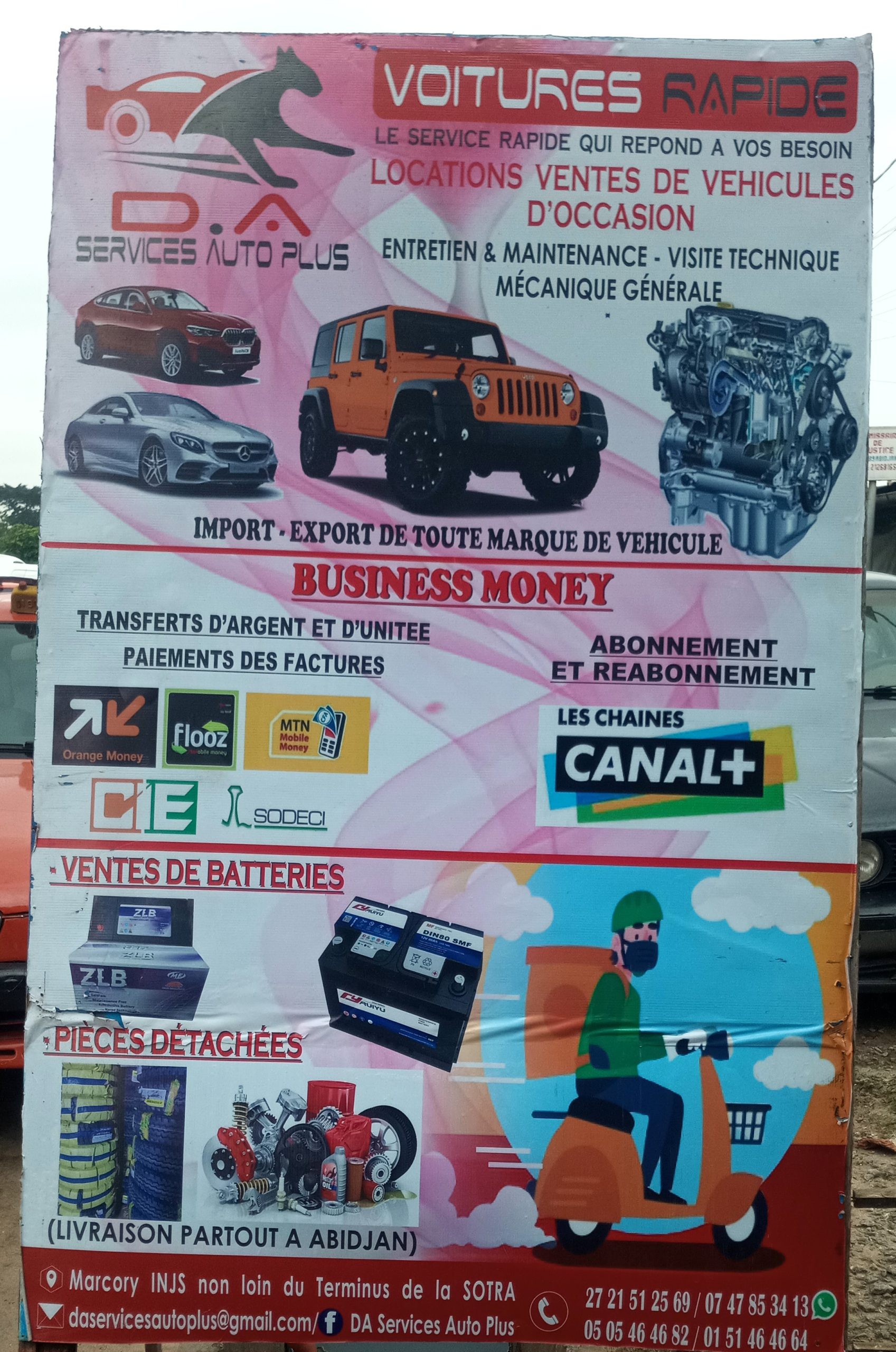 VOITURES RAPIDE SERVICE AUTO PLUS