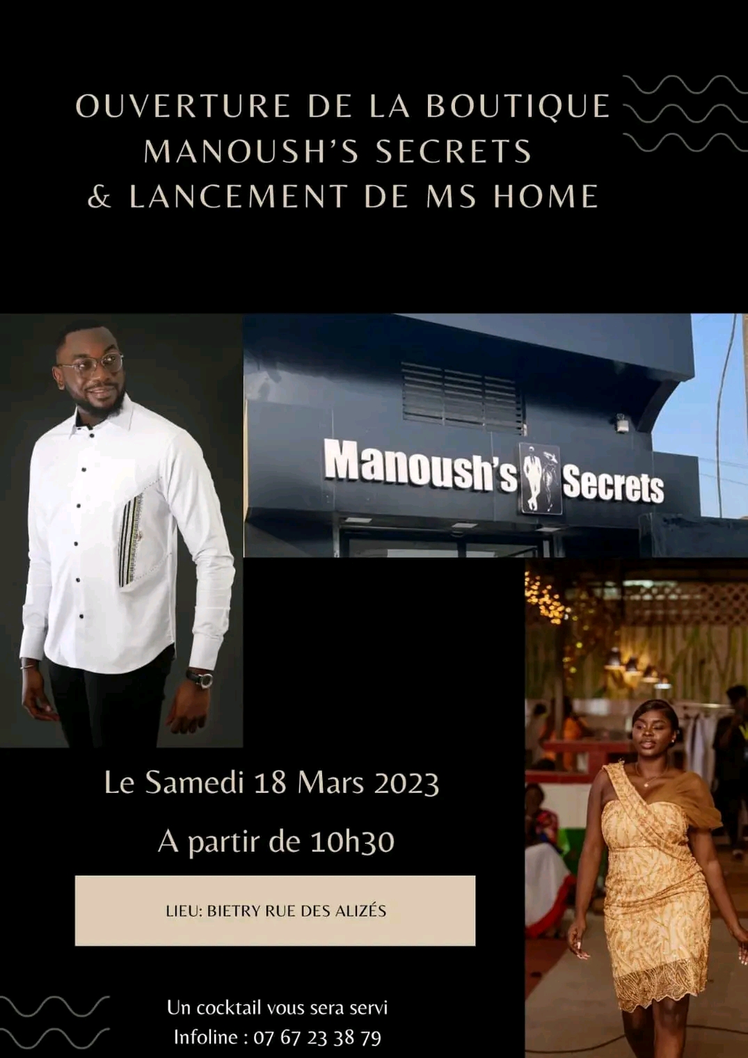 Manoush's Secrets – Boutique de vêtements hommes et dames