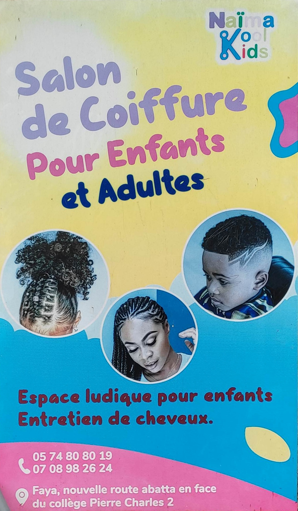 Naïma Kool Kids –  Salon de coiffure pour enfants