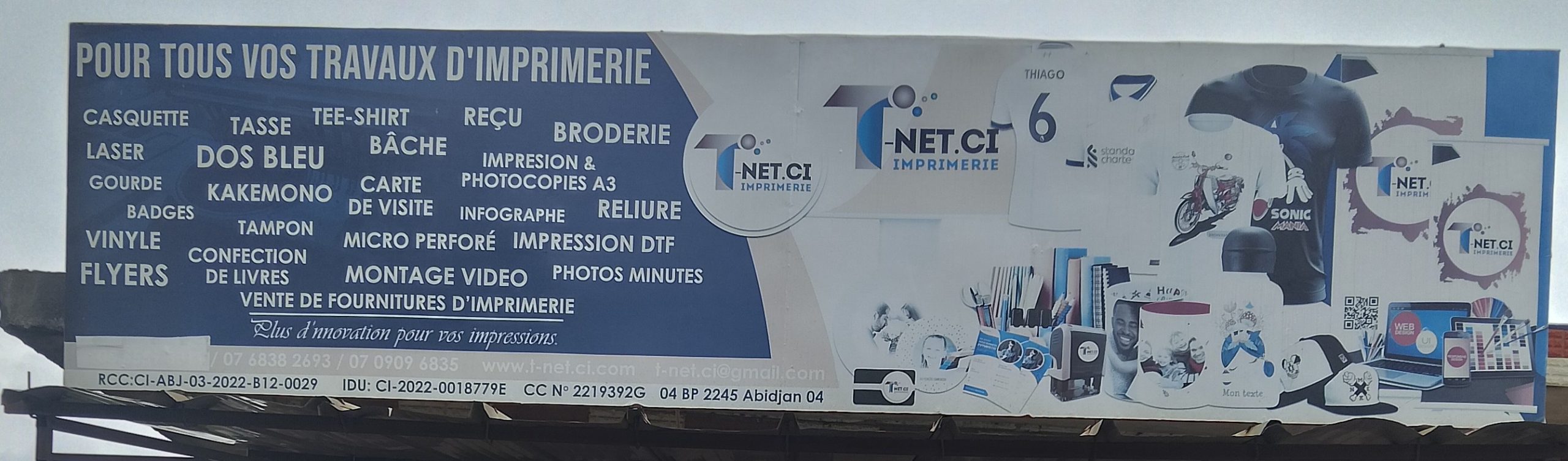 POUR TOUS VOS TRAVAUX D'IMPRIMERIE
