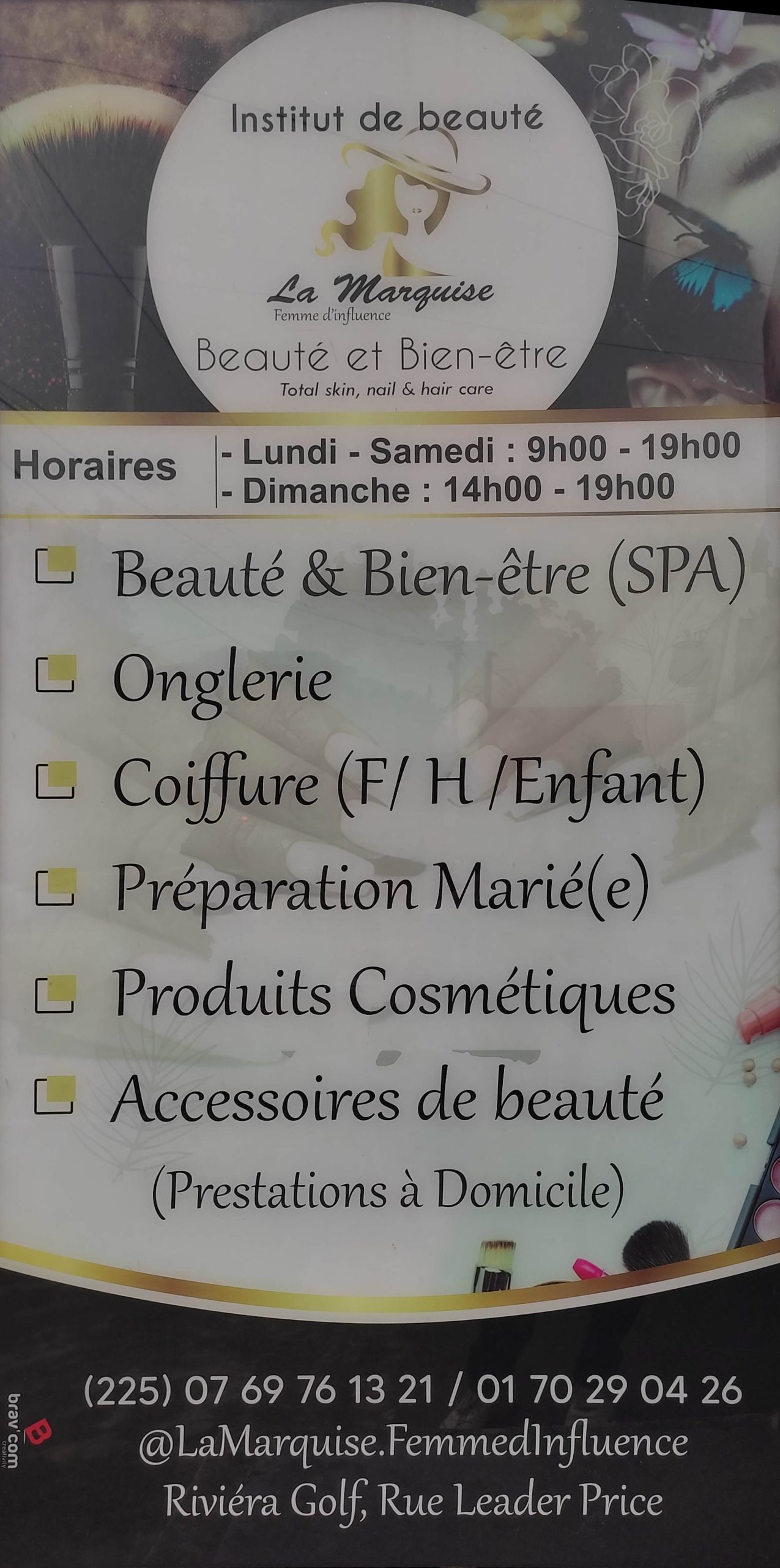 La Marquise – Institut de beauté à la Riviera Golf