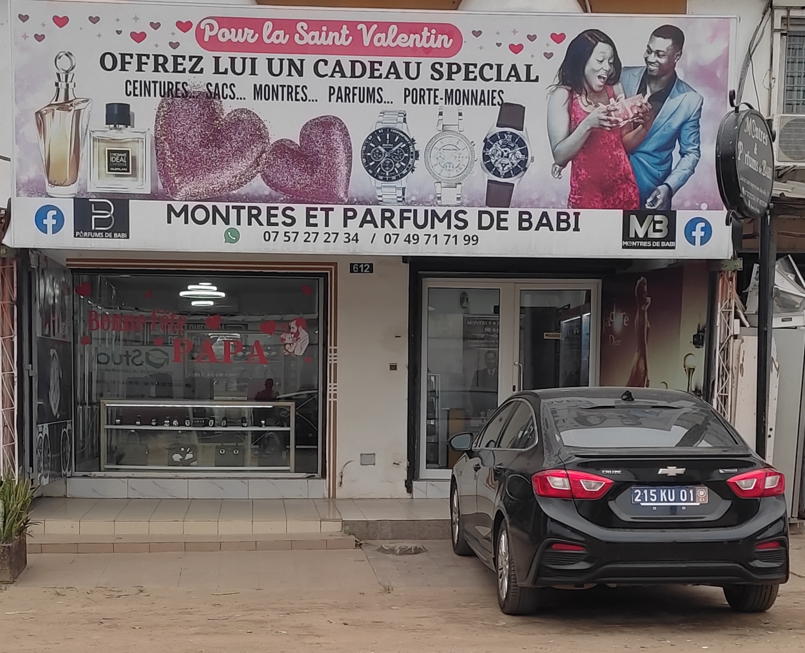 Montres et parfums de Babi