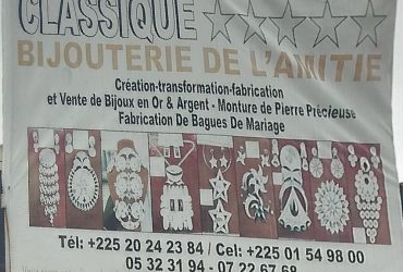 CLASSIQUE BIJOUTERIE DE L'ANITIE