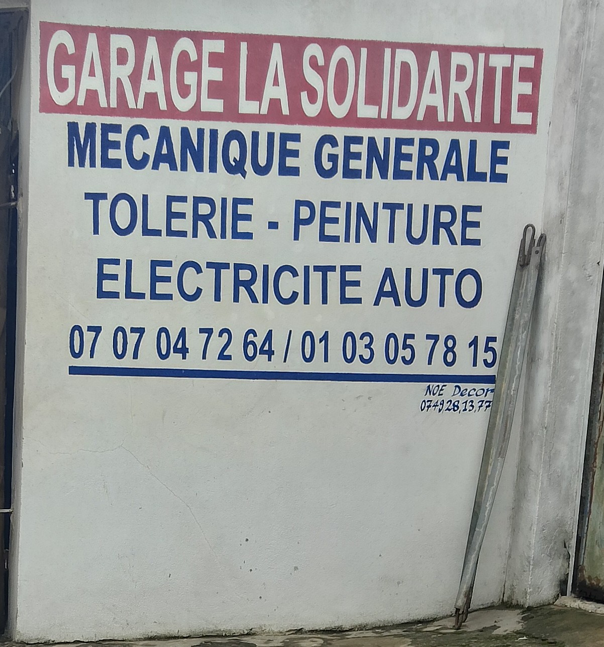GARAGE LA SOLIDARITE