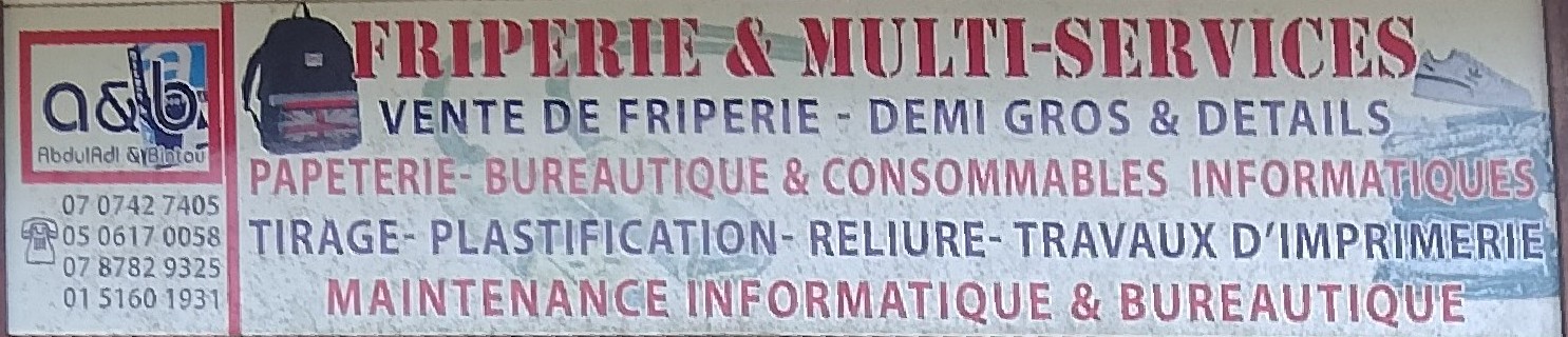 FRIPERIE & MULTI-SERVICES