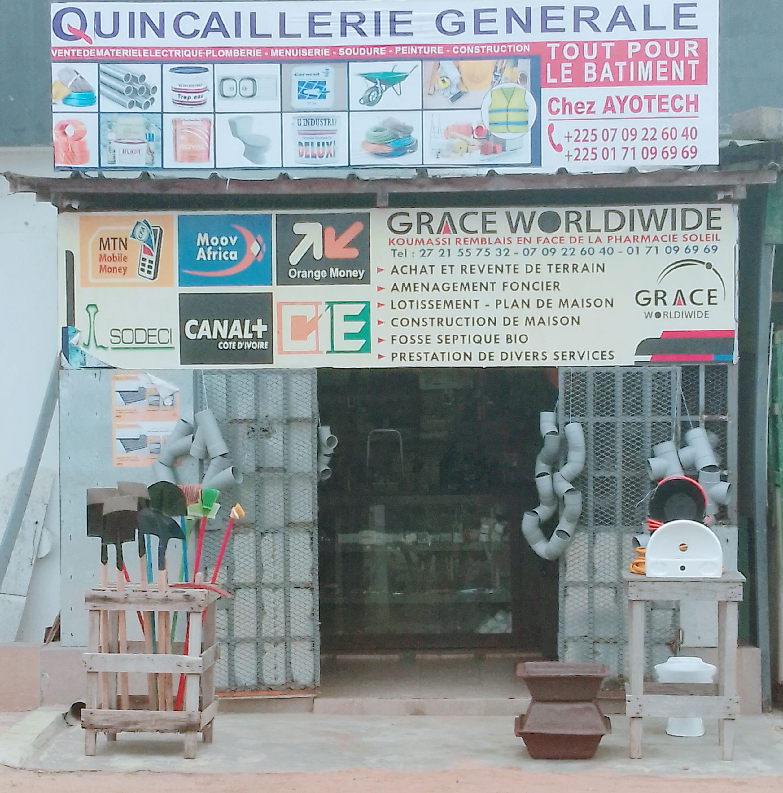 Quincaillerie générale chez Ayotech