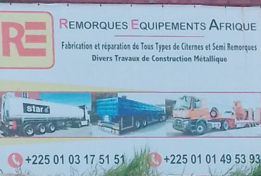 Remorques équipements Afrique