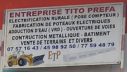 ENTREPRISE TITO PREFA
