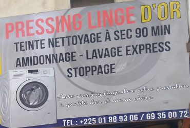 PRESSING LINGE D'OR