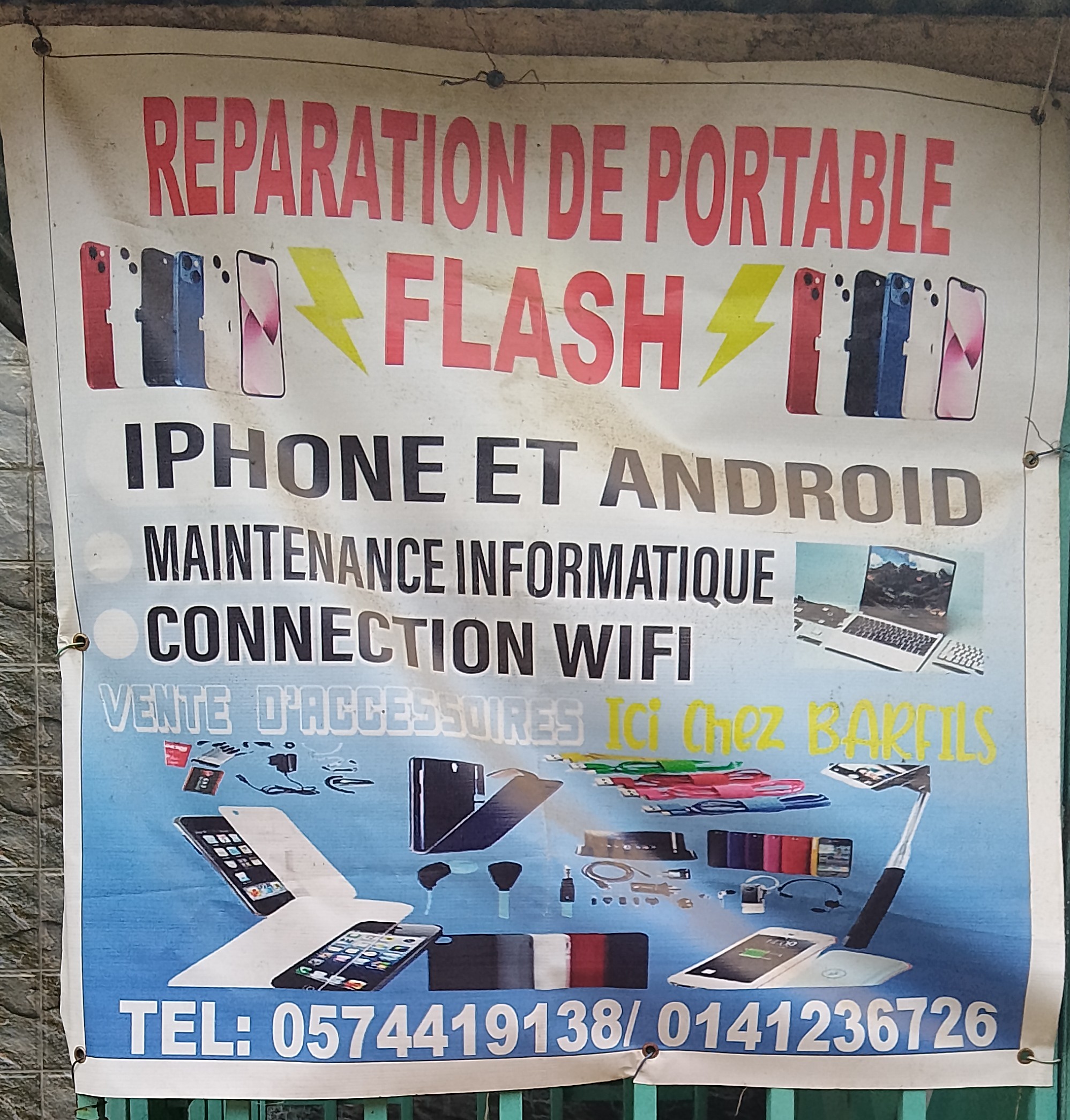 REPARATION DE PORTABLE