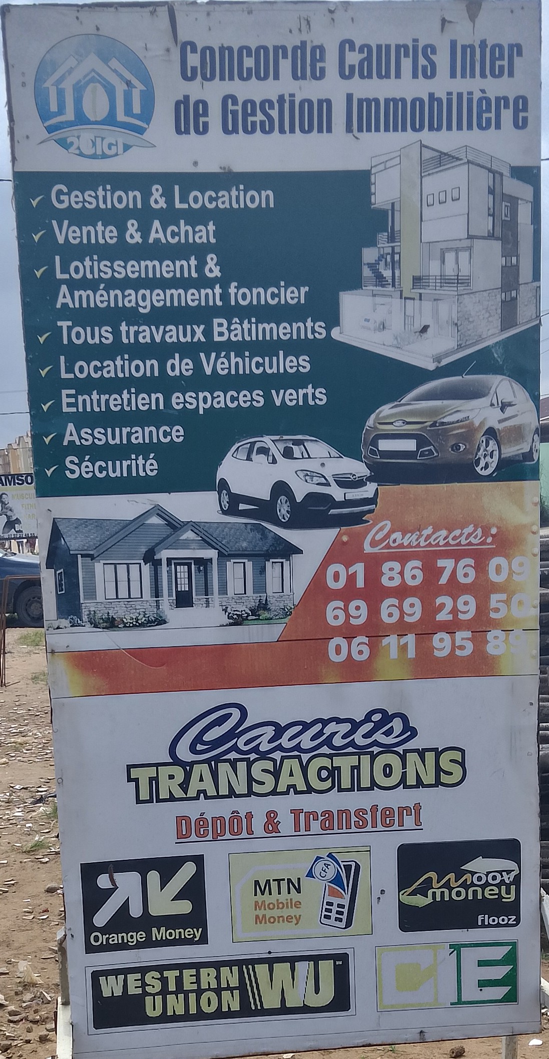 Concorde Cauris Inter de Gestion Immobilière