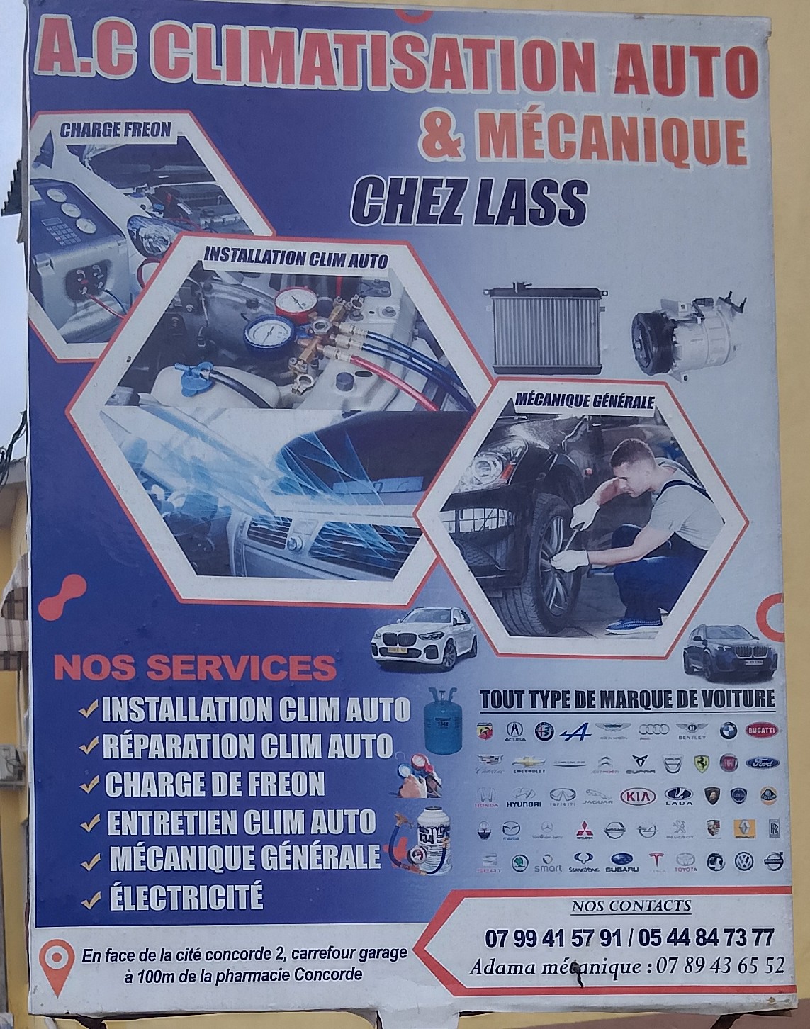 A.C CLIMATISATION AUTO & MÉCANIQUE CHEZ LASS