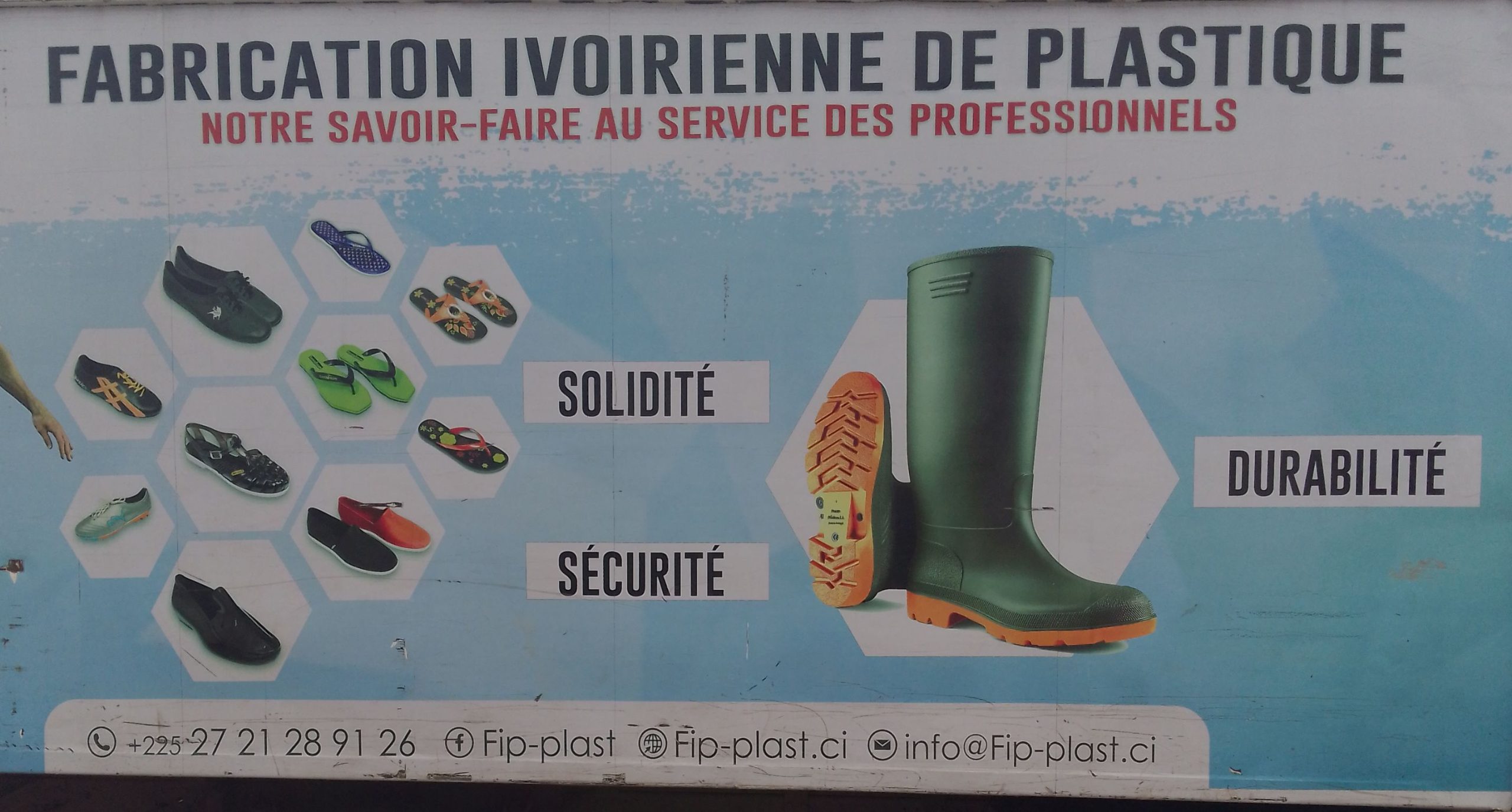 Fabrication ivoirienne de plastique