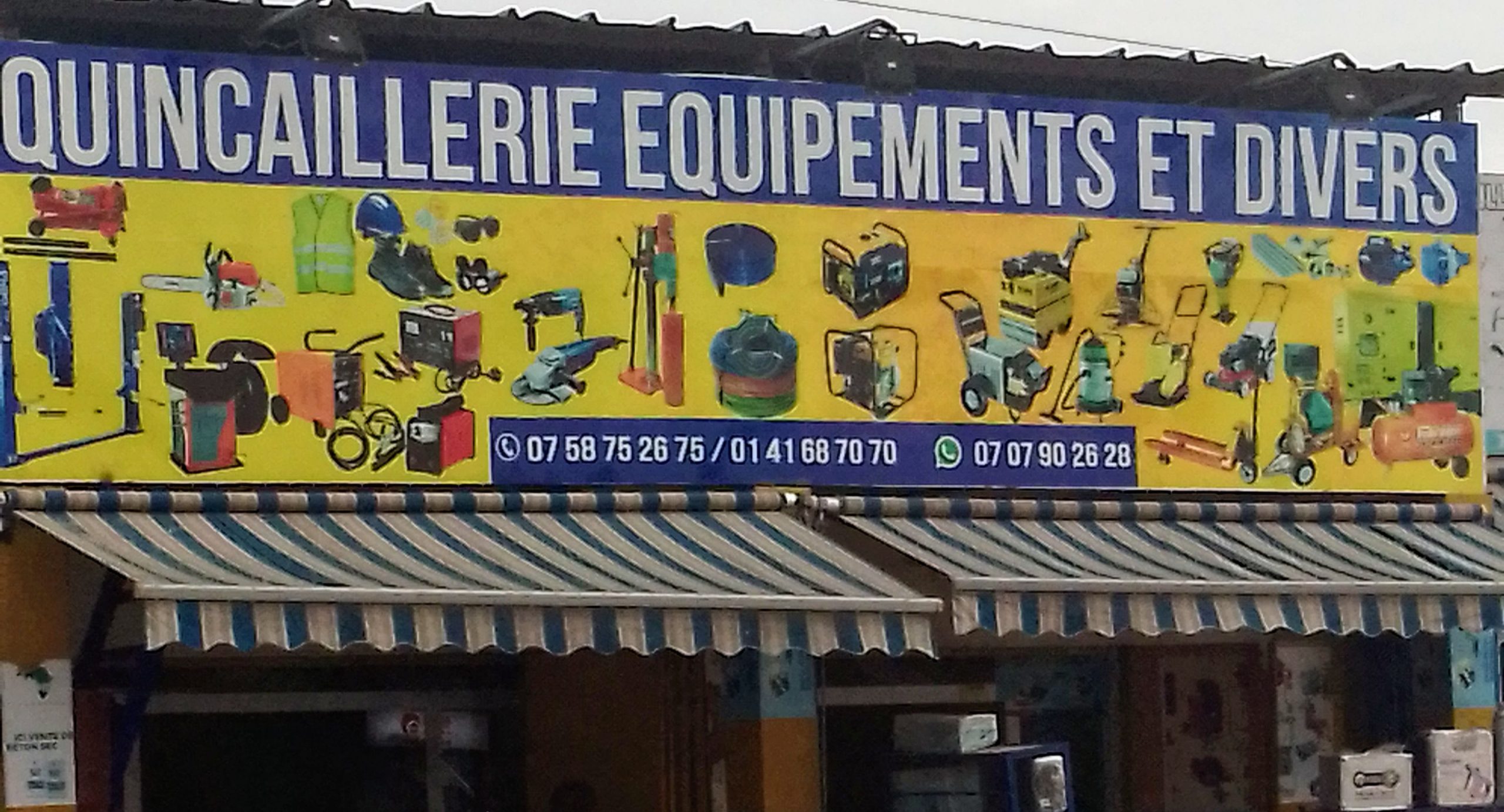 Quincaillerie équipements et divers
