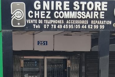 GNIRE STORE CHEZ COMMISSAIRE