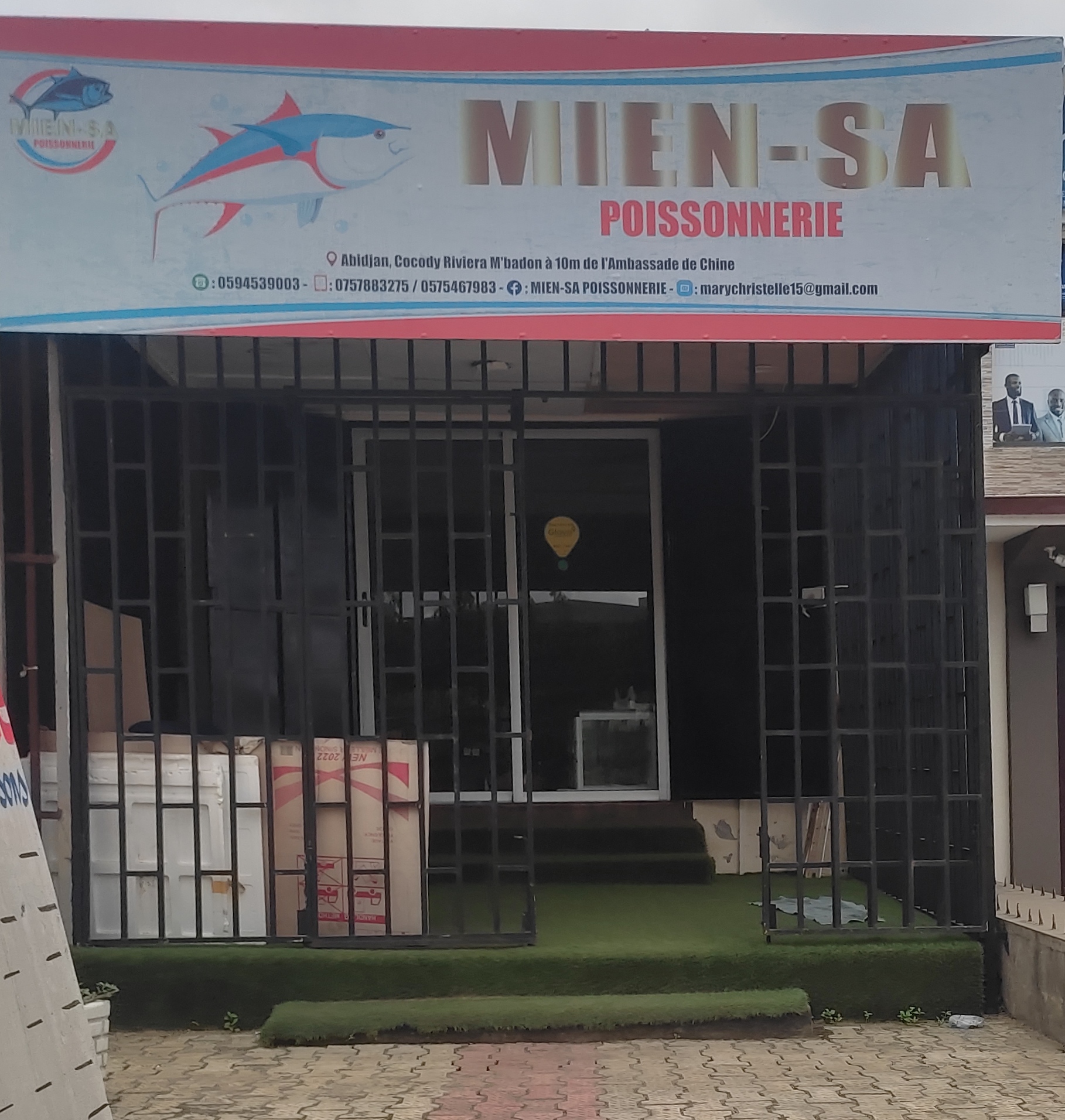 MienSa poissonnerie à M'badon
