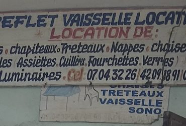 REFLET VAISSELLE LOCATION