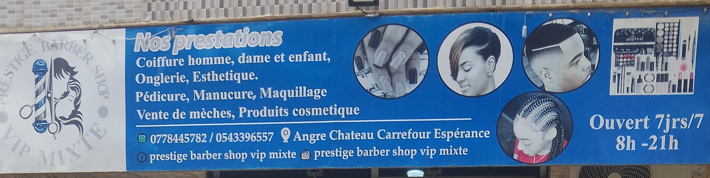 prestige barber shop vip mixte